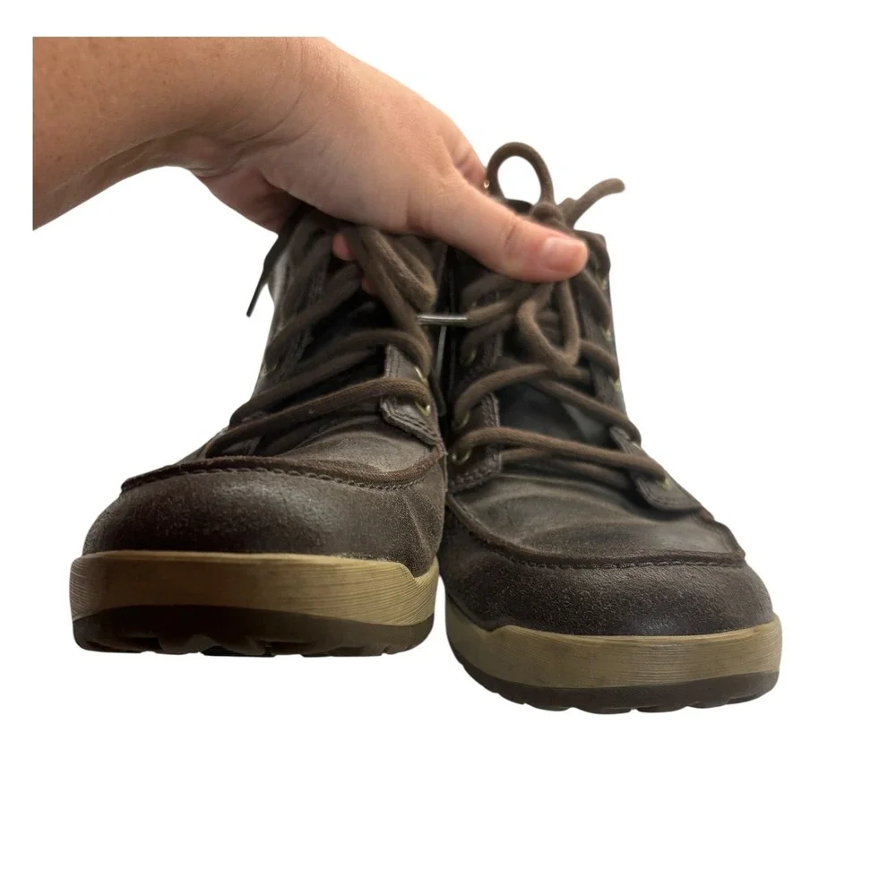 The North Face Men's Brown Leather Evo Ballard Chukka‎ Lace Up Boot - 8.5